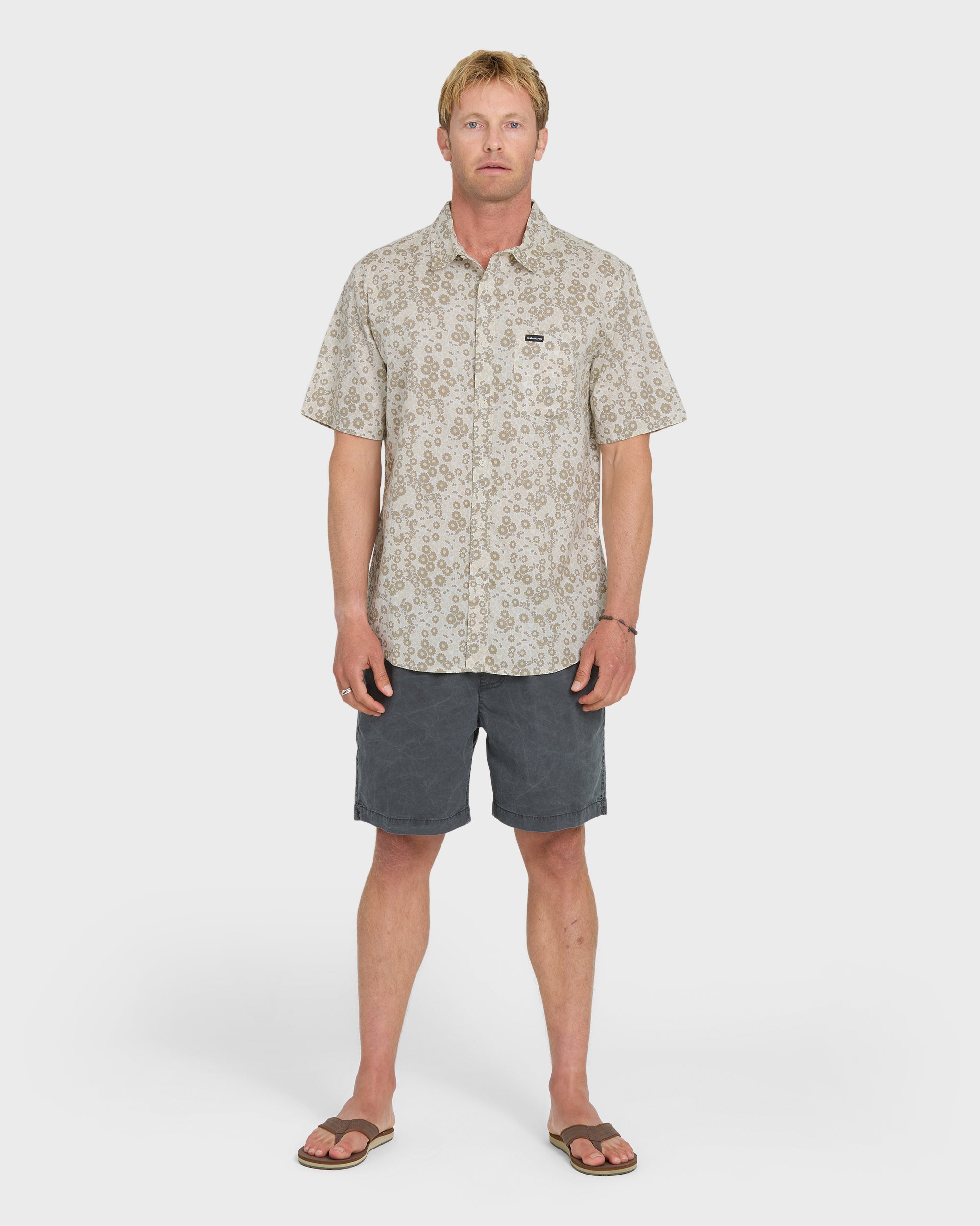 Ditsy Daze Classic Short Sleeve Woven Shirt - Seneca Rock | Quiksilver