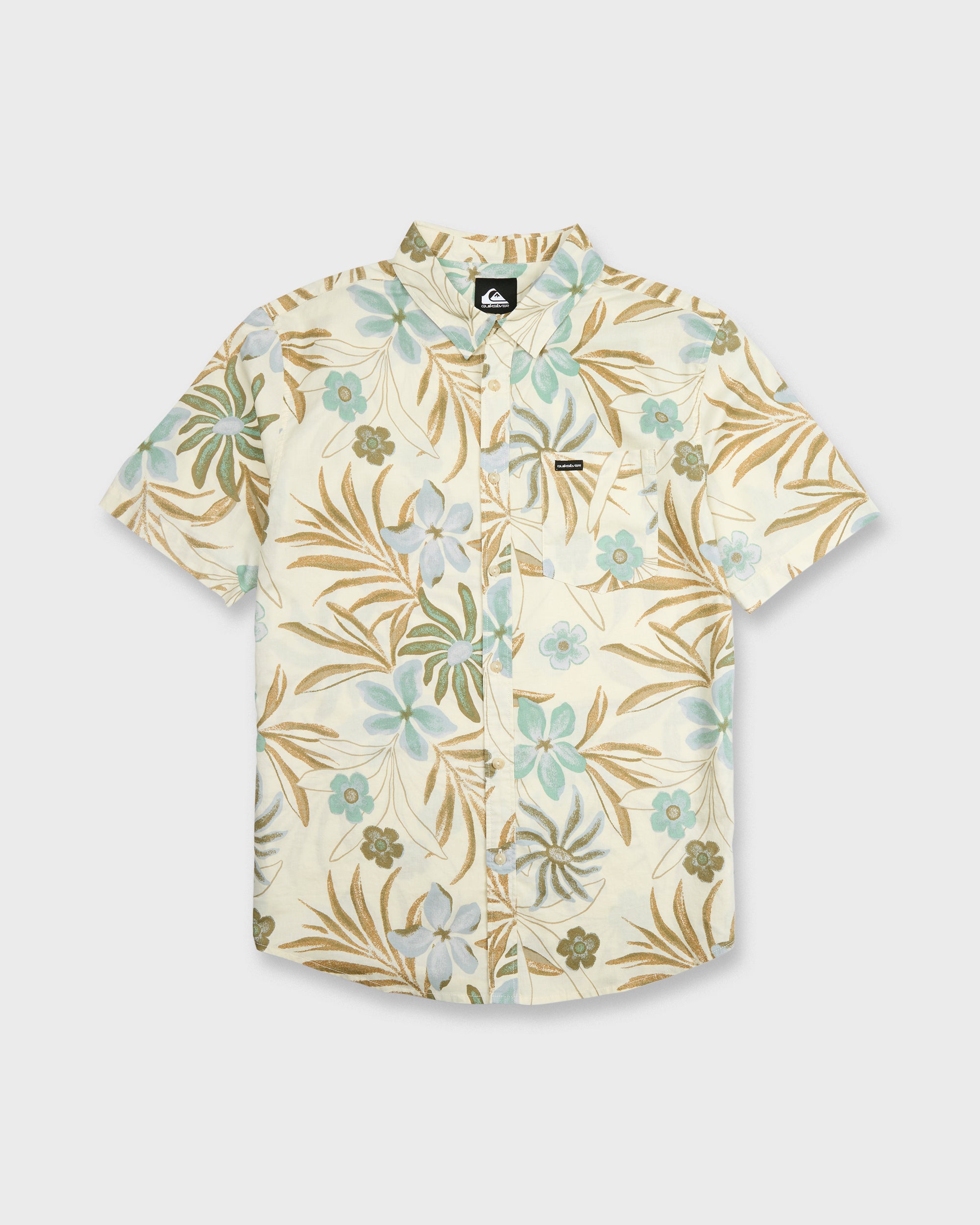 Pearlridge Classic Short Sleeve Woven Shirt - Bone White – Quiksilver