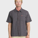Young Guns Button-Up Short Sleeve Shirt - Anthracite