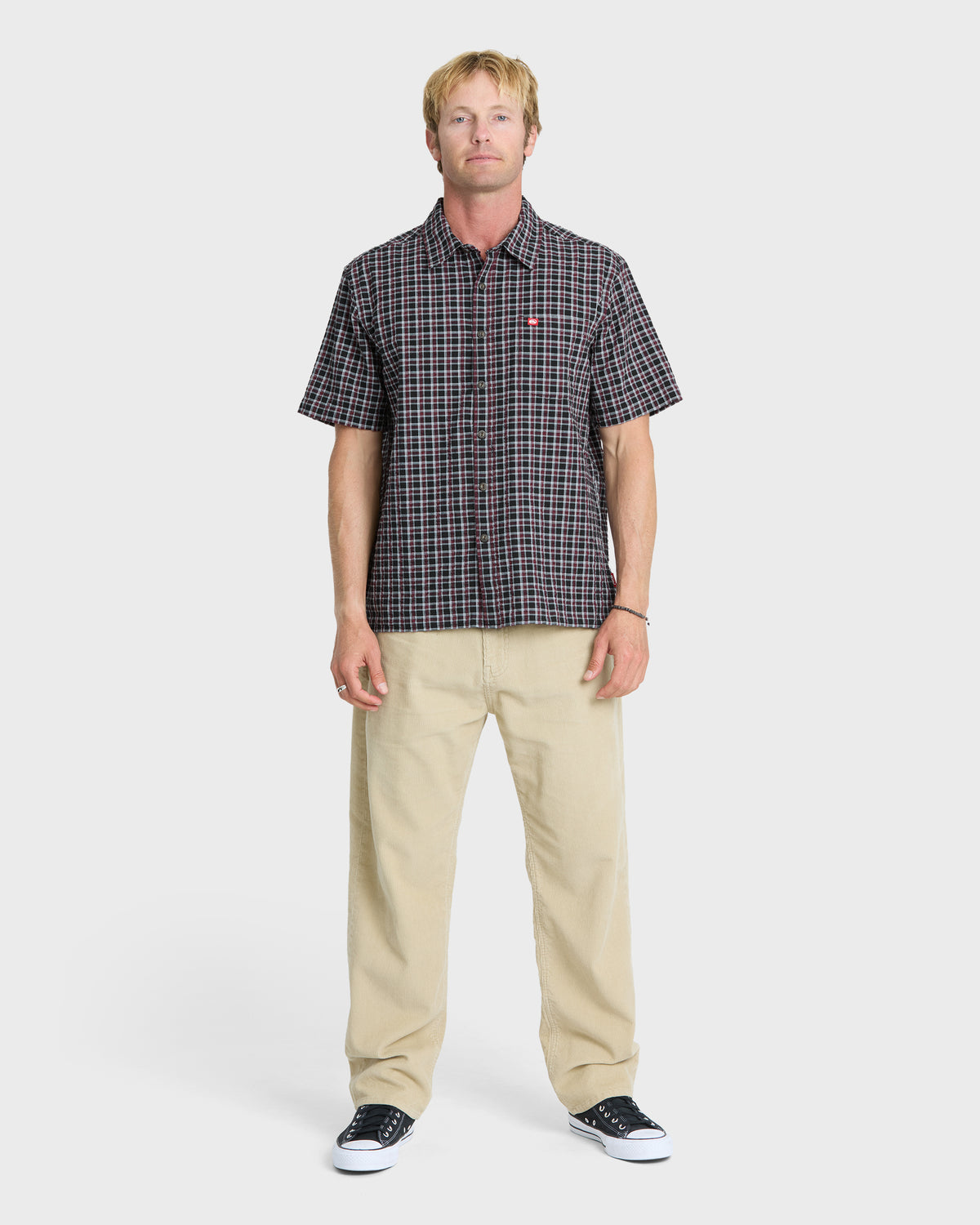 Young-Guns-Button-Up-Short-Sleeve-Shirt-Anthracite-3