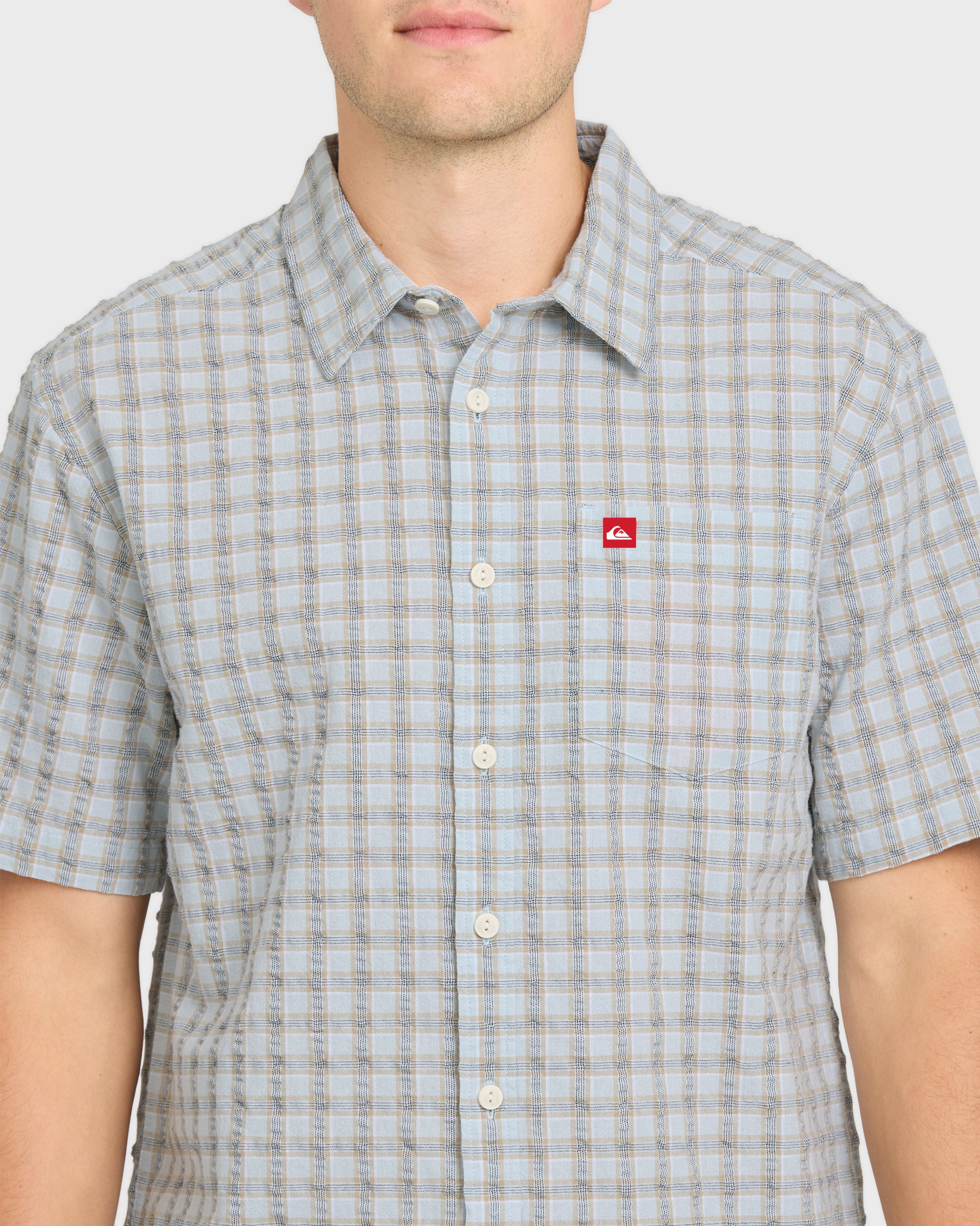 Young Guns Button-Up Short Sleeve Shirt - Plein Air | Quiksilver