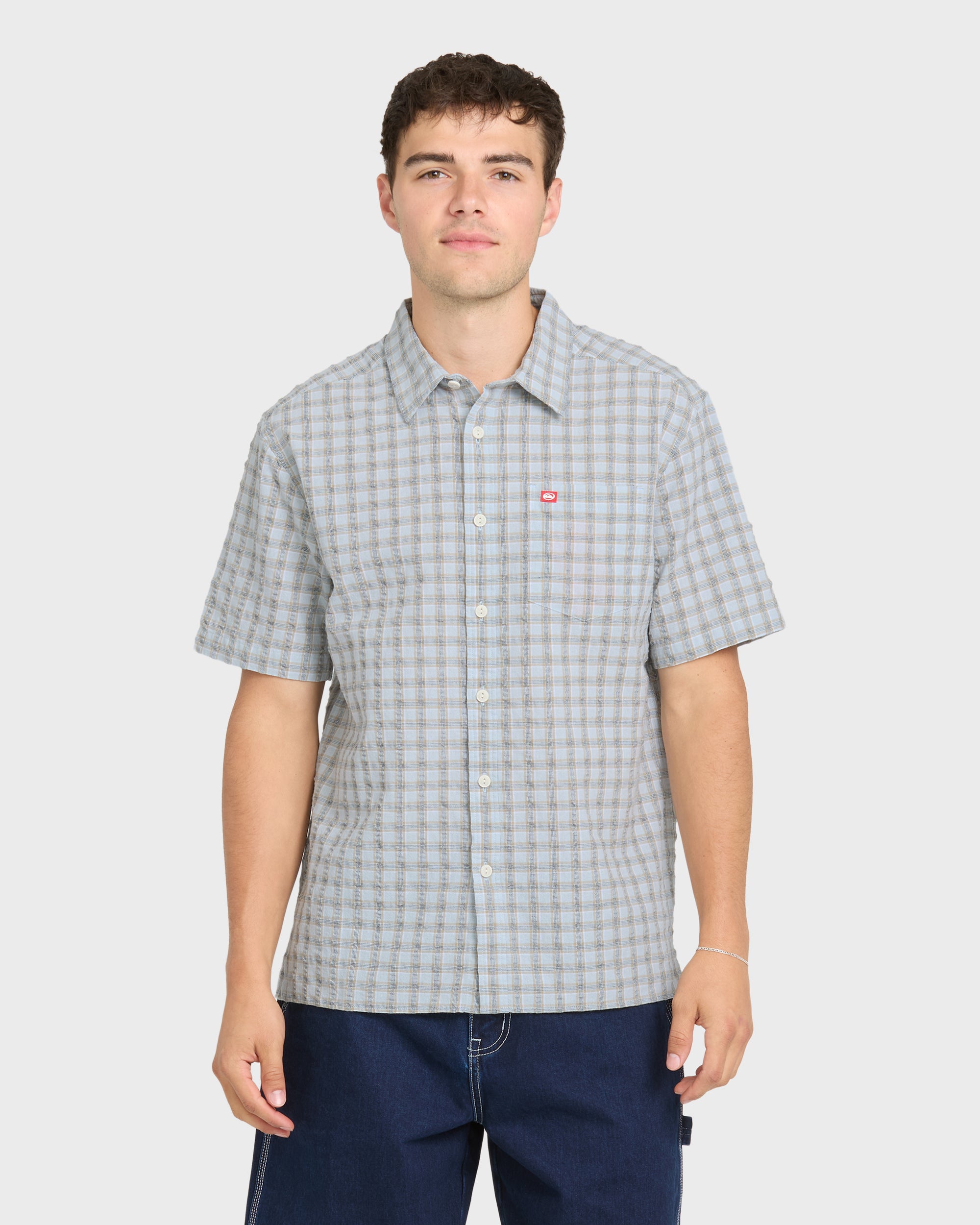 Young Guns Button-Up Short Sleeve Shirt - Plein Air | Quiksilver