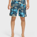 Jetty Bloom 19" Boardshorts - Dark Denim