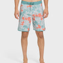 Jetty Bloom 19" Boardshorts - Silver Birch