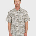 Waterman East Cape Short Sleeve Woven Shirt - Moonbeam