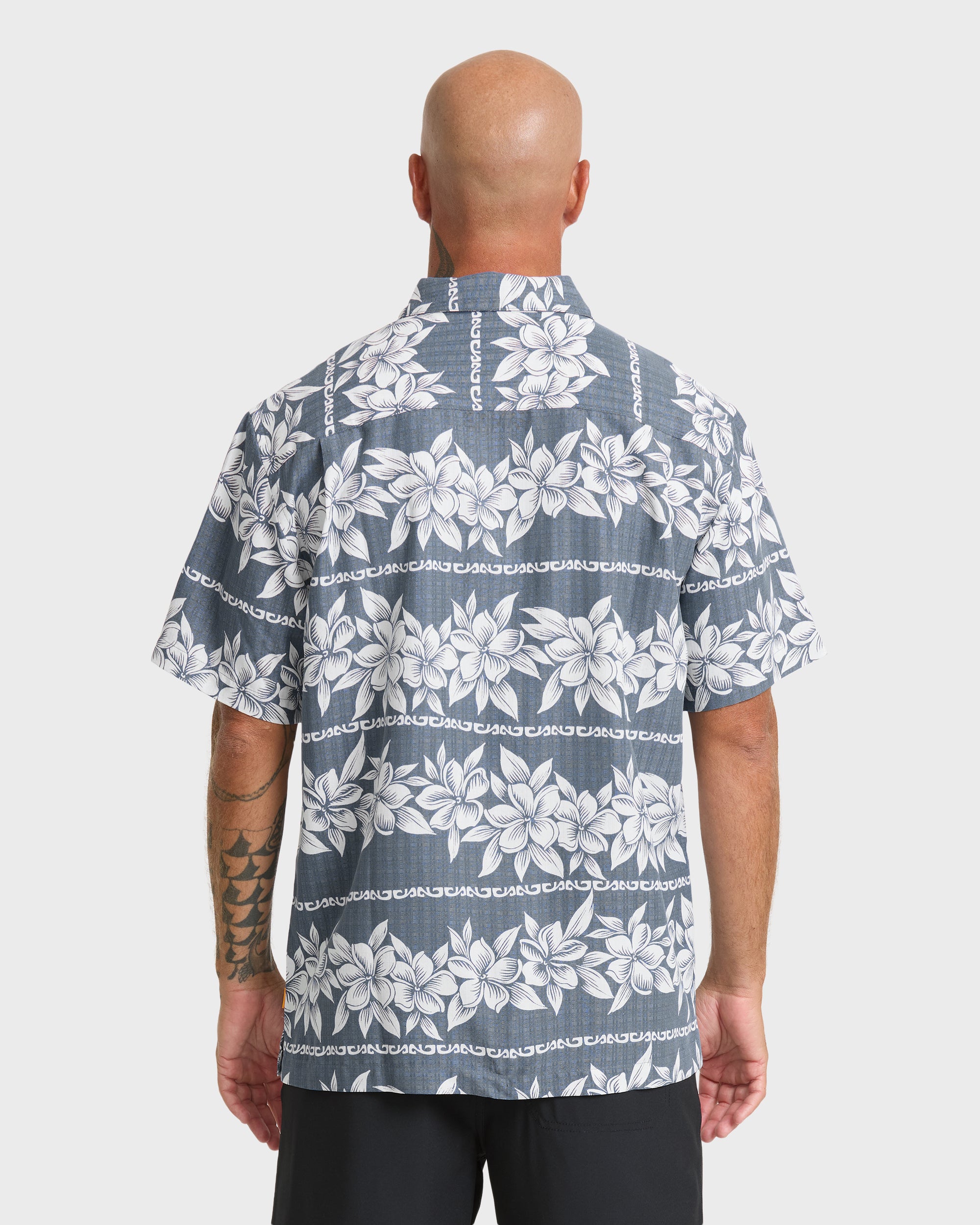 Waterman Horizons Short Sleeve Woven Shirt - Dark Denim | Quiksilver