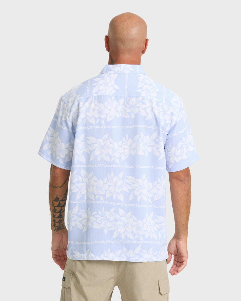 Waterman Horizons Short Sleeve Woven Shirt - Skyway