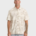 Waterman Island Vibes Short Sleeve Woven Shirt - Moonbeam