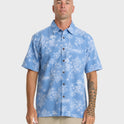 Waterman Island Vibes Short Sleeve Woven Shirt - Riviera