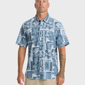 Waterman Sandy Cove Short Sleeve Woven Shirt - Skyway