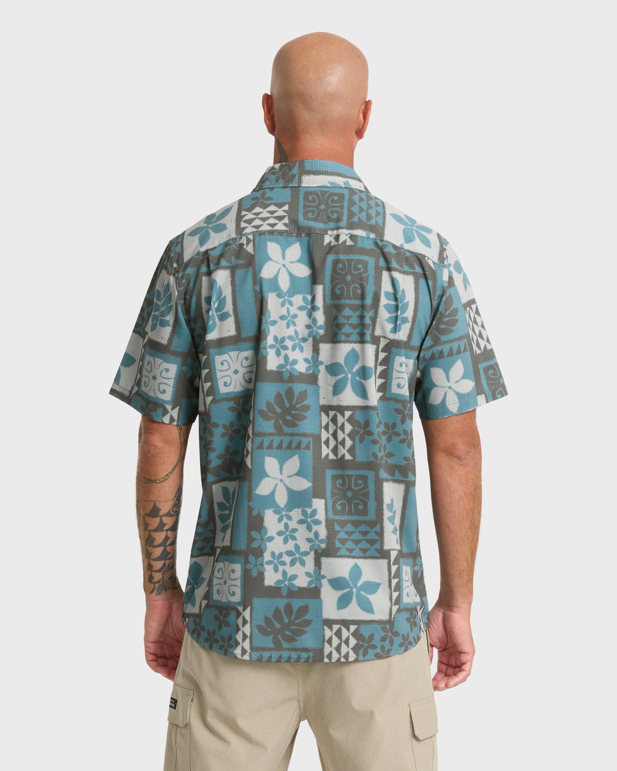 Waterman Sandy Cove Short Sleeve Woven Shirt - Tapestry | Quiksilver