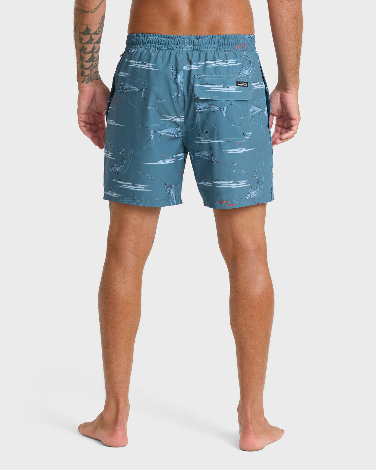 Waterman Mix Pack 17" Swim Trunks - Dark Denim