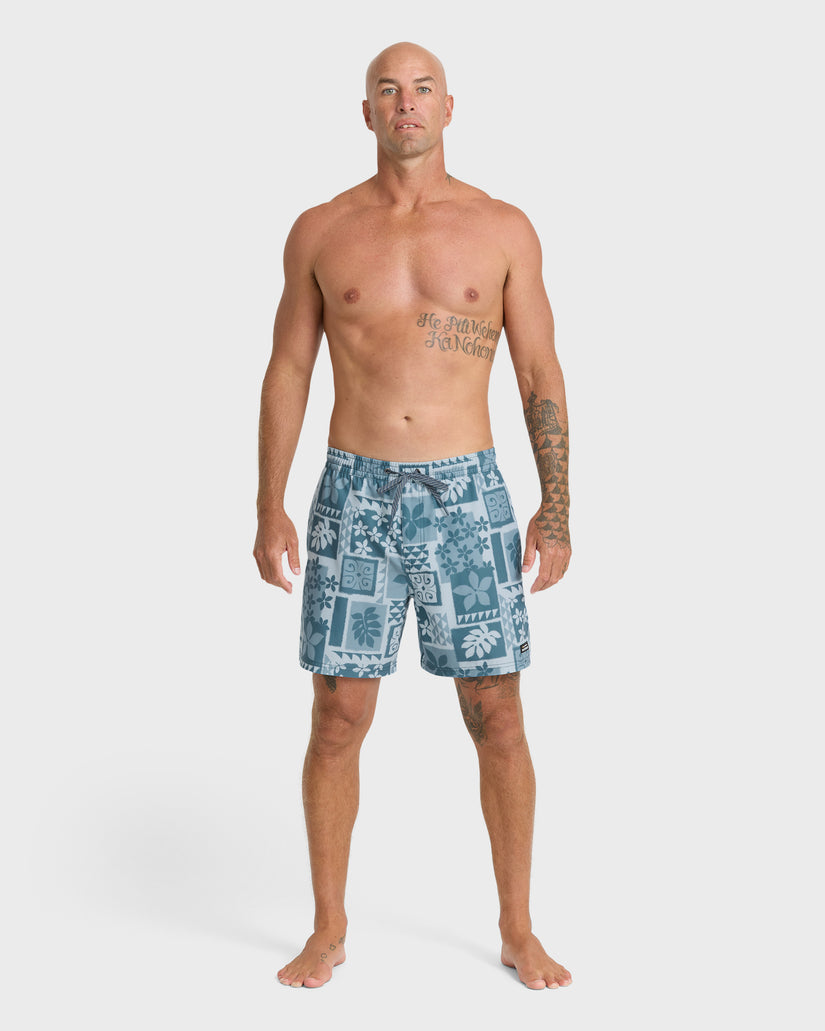 Waterman Mix Pack 17" Swim Trunks - Skyway