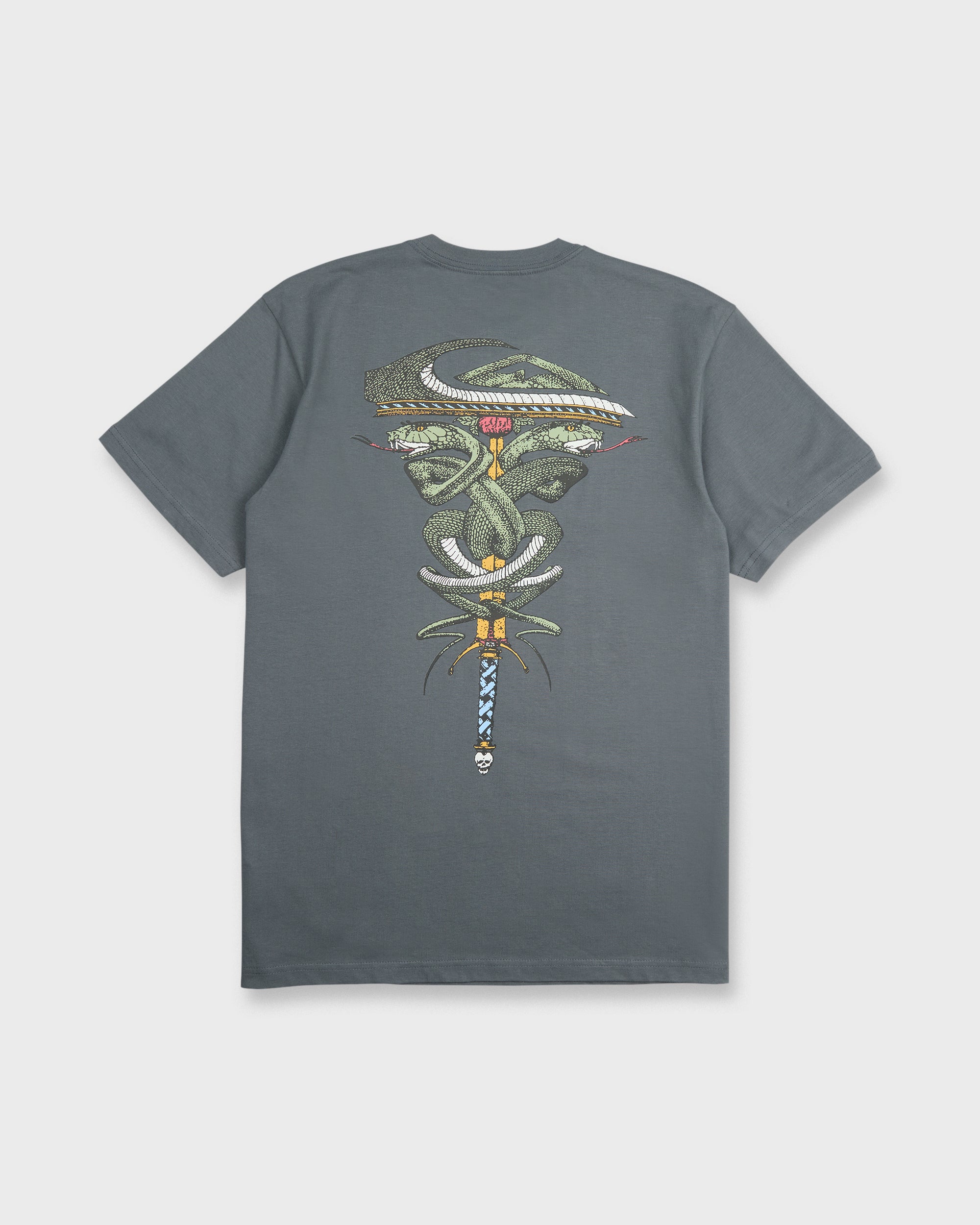 Serpents Short Sleeve Knit T-Shirt - Iron Gate | Quiksilver