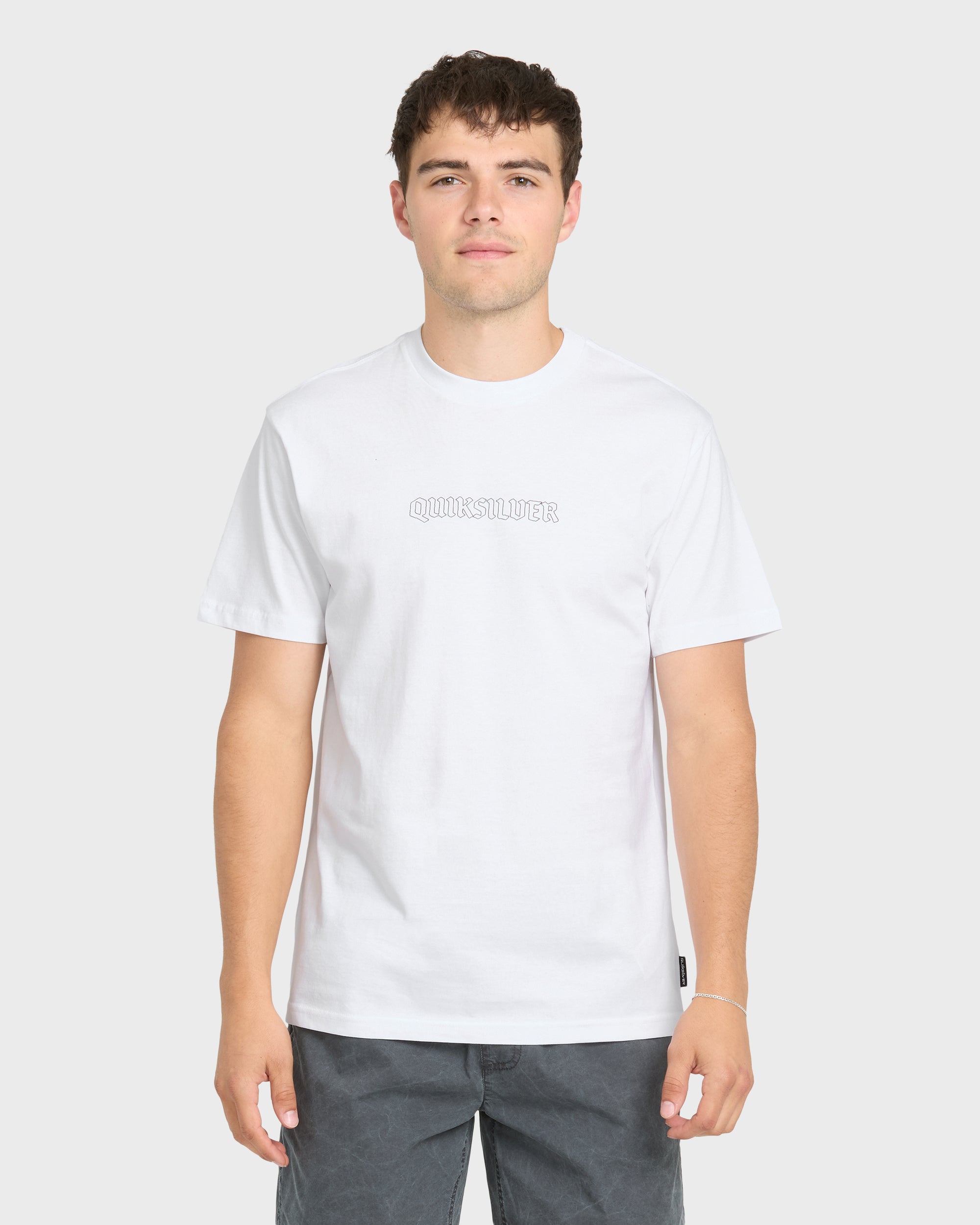 Serpents Short Sleeve Knit T-Shirt - White | Quiksilver