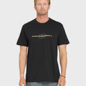 Thick To Thin Short Sleeve Knit T-Shirt - Black
