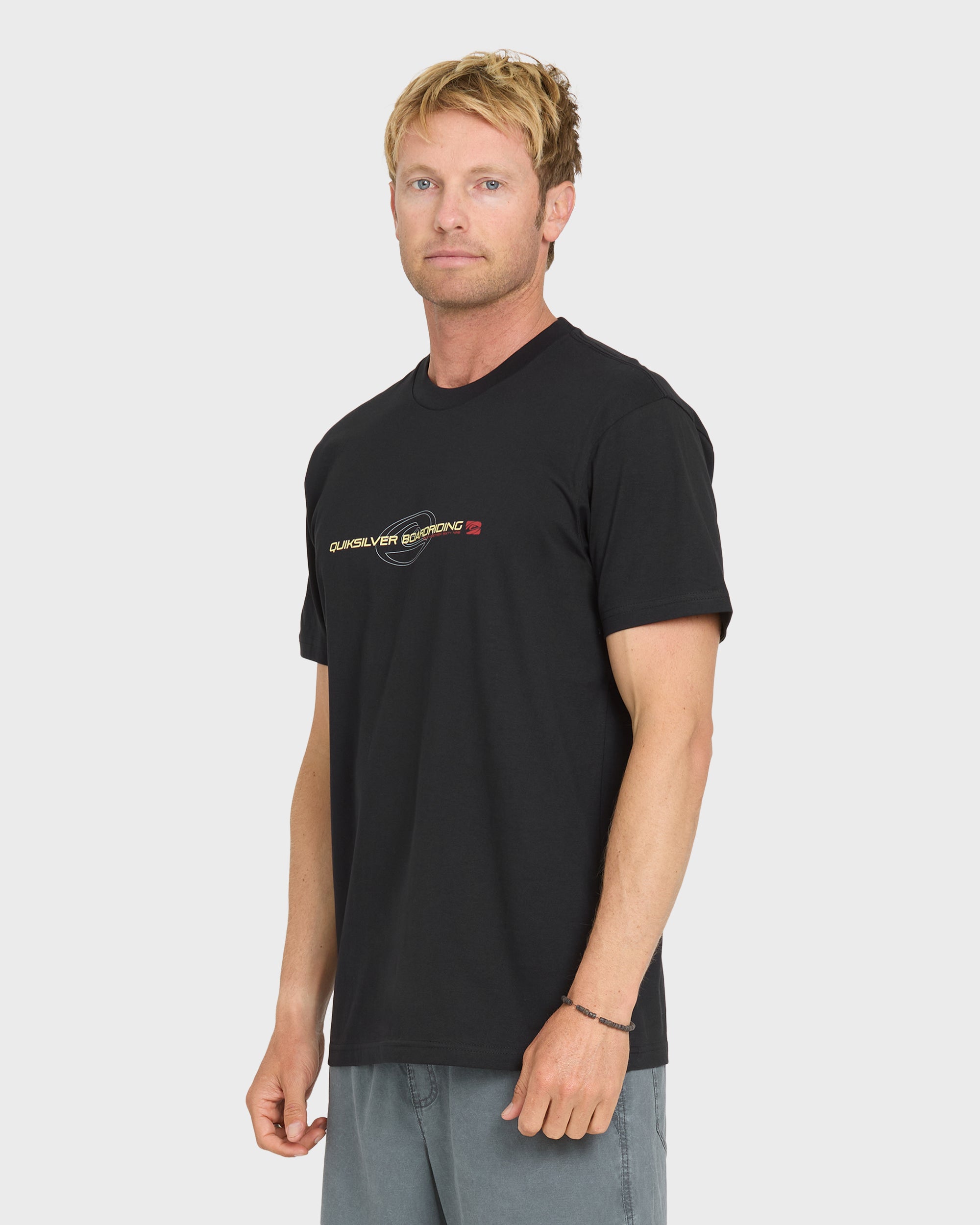 Thick To Thin Short Sleeve Knit T-Shirt - Black | Quiksilver