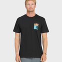 Going Right Classic Short Sleeve Cotton T-Shirt - Black