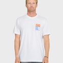 Going Right Classic Short Sleeve Cotton T-Shirt - White