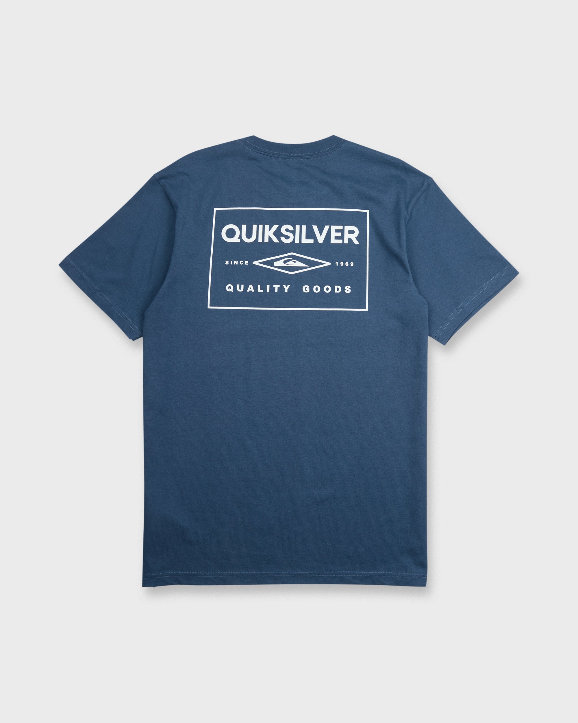 Stamped Short Sleeve Knit T-Shirt - Dark Denim | Quiksilver