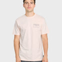 Stamped Short Sleeve Knit T-Shirt - Rosewater