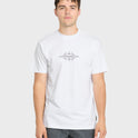 Crest Classic Short Sleeve Knit T-Shirt - White