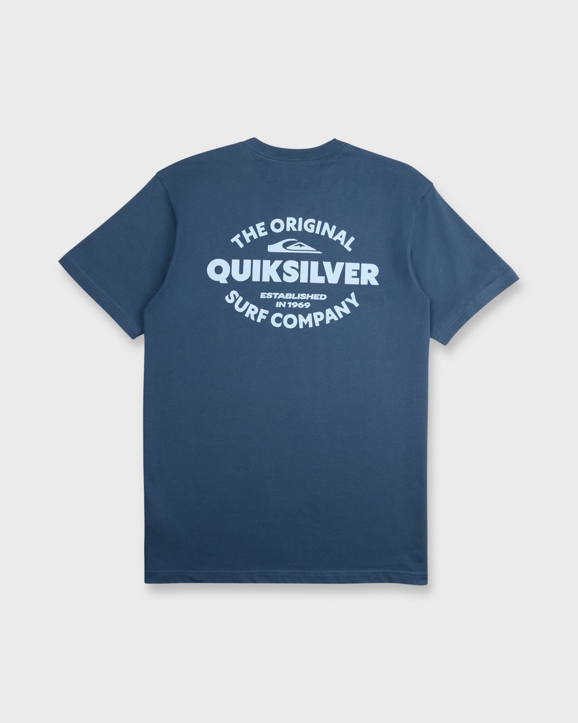 The Shed Short Sleeve Cotton T-Shirt - Dark Denim | Quiksilver