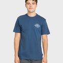 The Shed Short Sleeve Cotton T-Shirt - Dark Denim