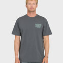 Radiant Flare Short Sleeve Knit T-Shirt - Iron Gate