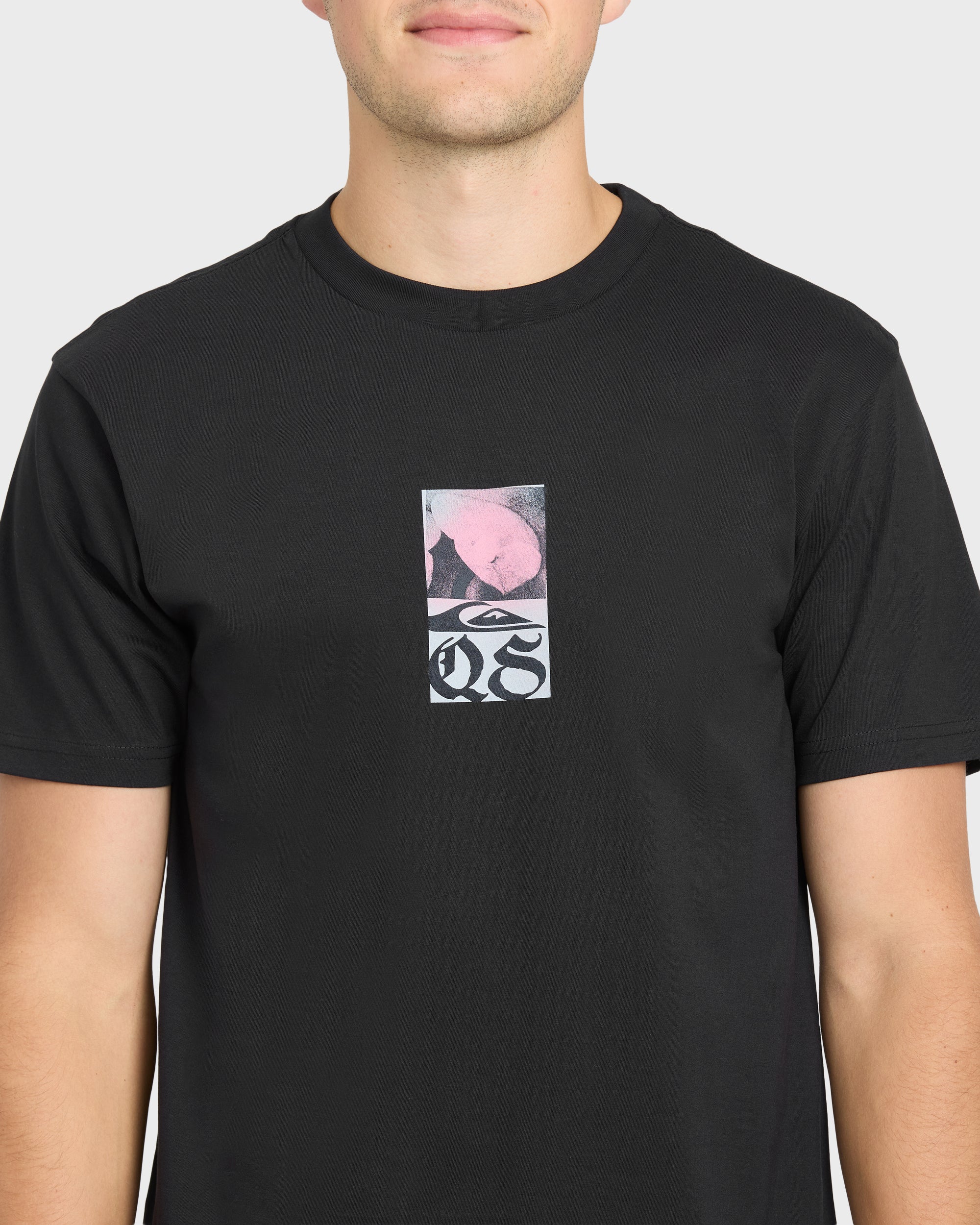 Gothic Flowers Short Sleeve Knit T-Shirt - Black | Quiksilver