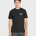 QS International Short Sleeve Knit T-Shirt - Black