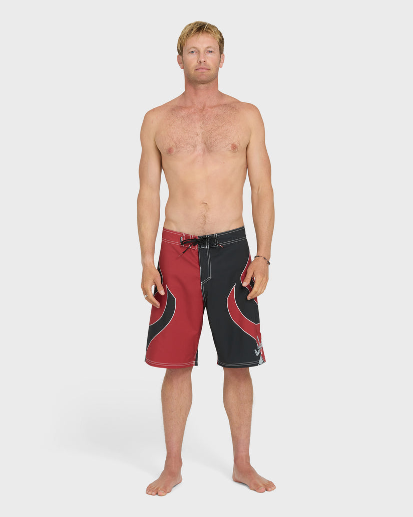 Young Guns Intercepter 21" Boardshorts - Salsa