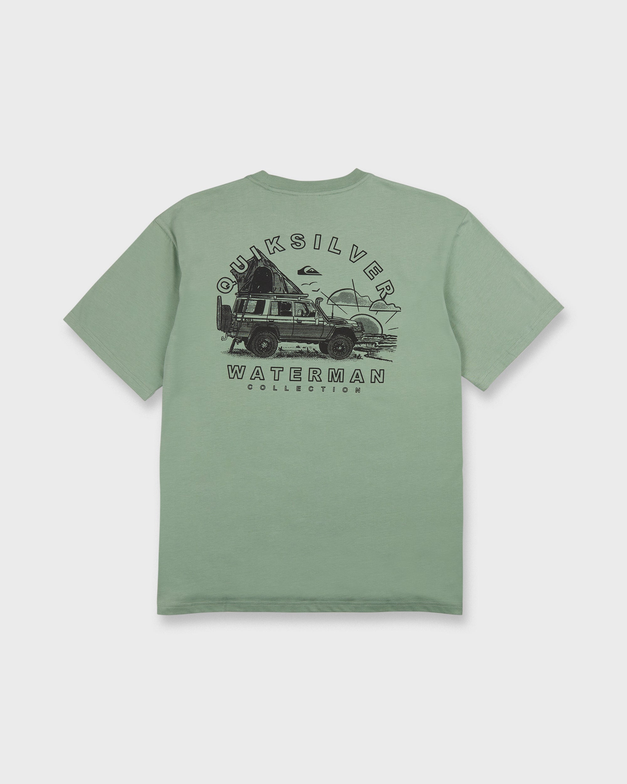 Waterman Traveler Classic Short Sleeve Cotton T-Shirt - Lily Pad