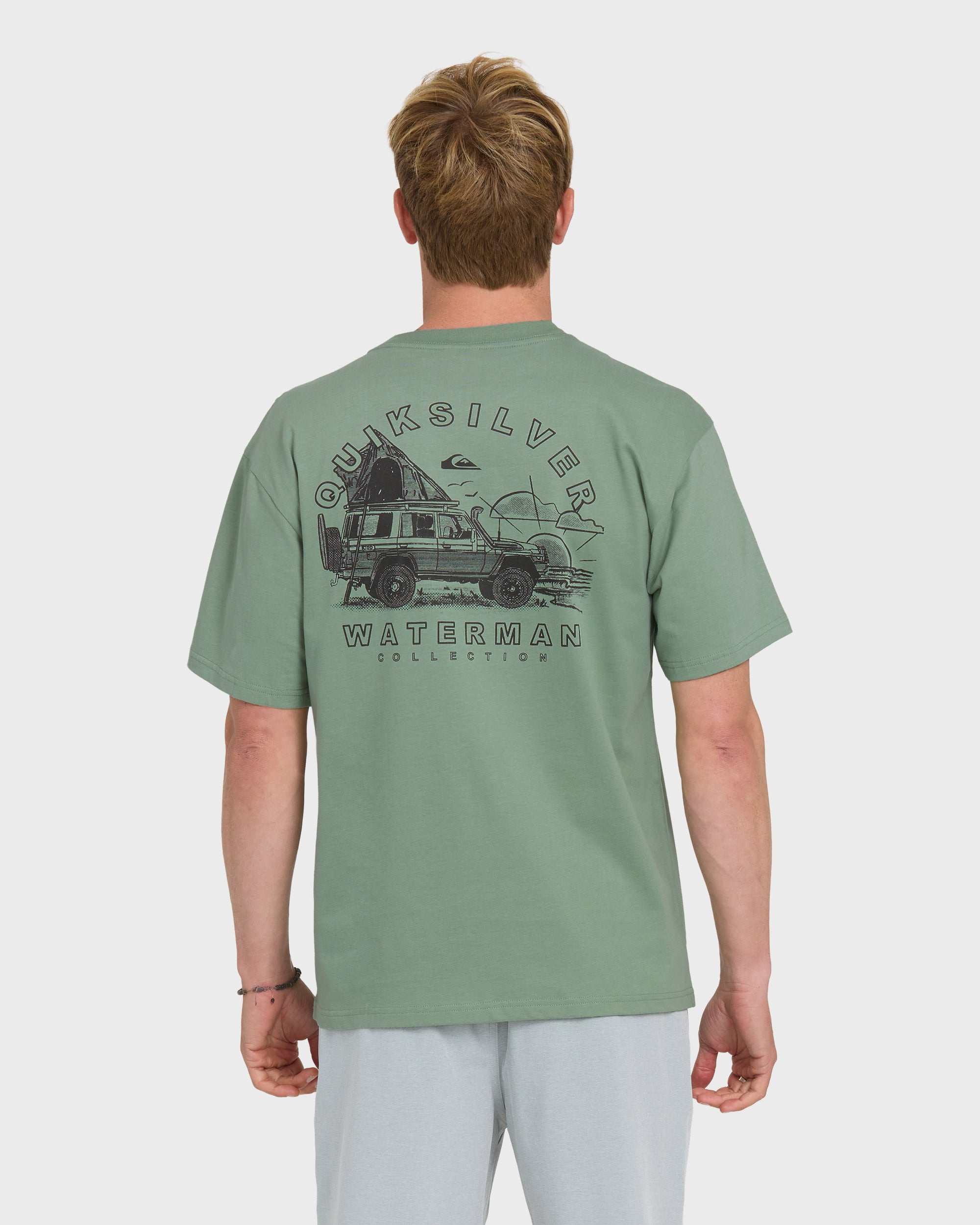 Waterman Traveler Classic Short Sleeve Cotton T-Shirt - Lily Pad