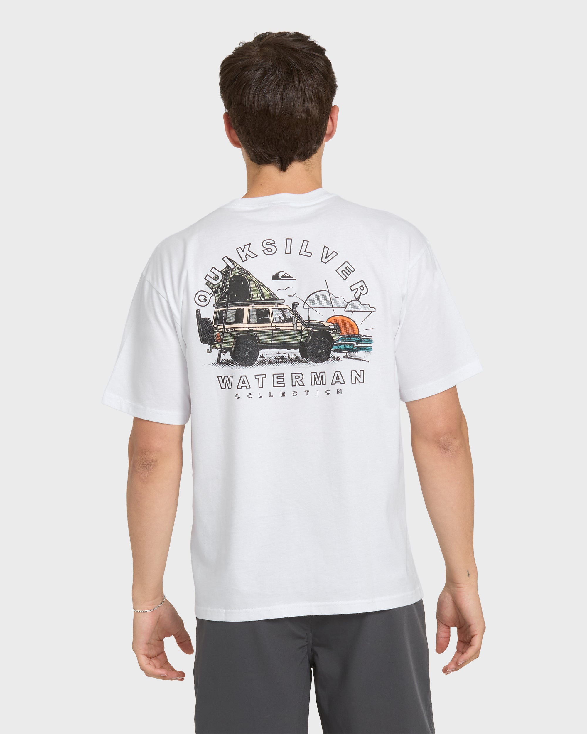 Waterman Traveler Classic Short Sleeve Cotton T-Shirt - White
