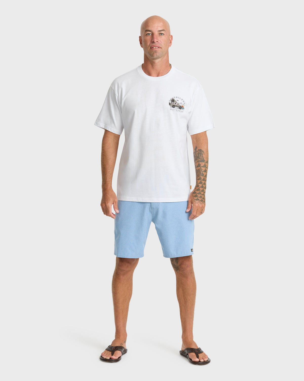 Waterman Traveler Classic Short Sleeve Cotton T-Shirt - White