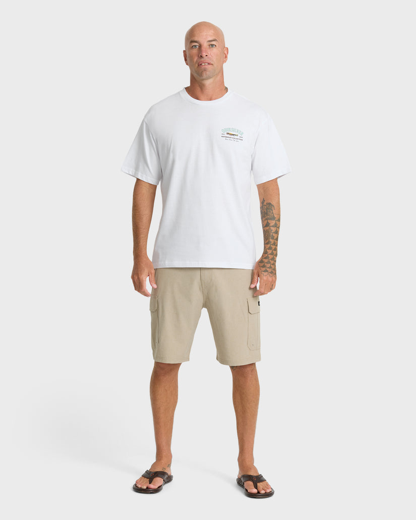 Waterman Lure Shop Classic Short Sleeve Knit T-Shirt - White