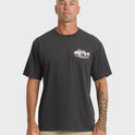 Waterman Fish Bones Short Sleeve Cotton T-Shirt - Phantom