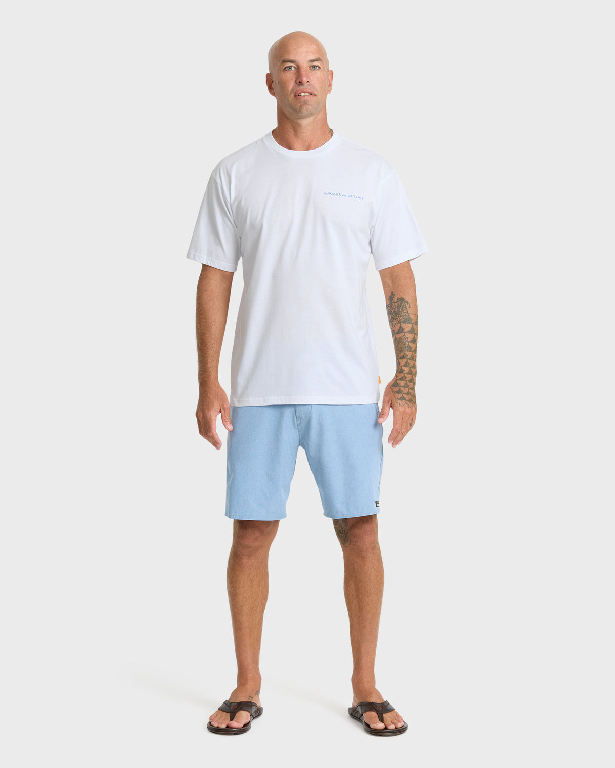 Waterman Angler Classic Short Sleeve Cotton T-Shirt - White