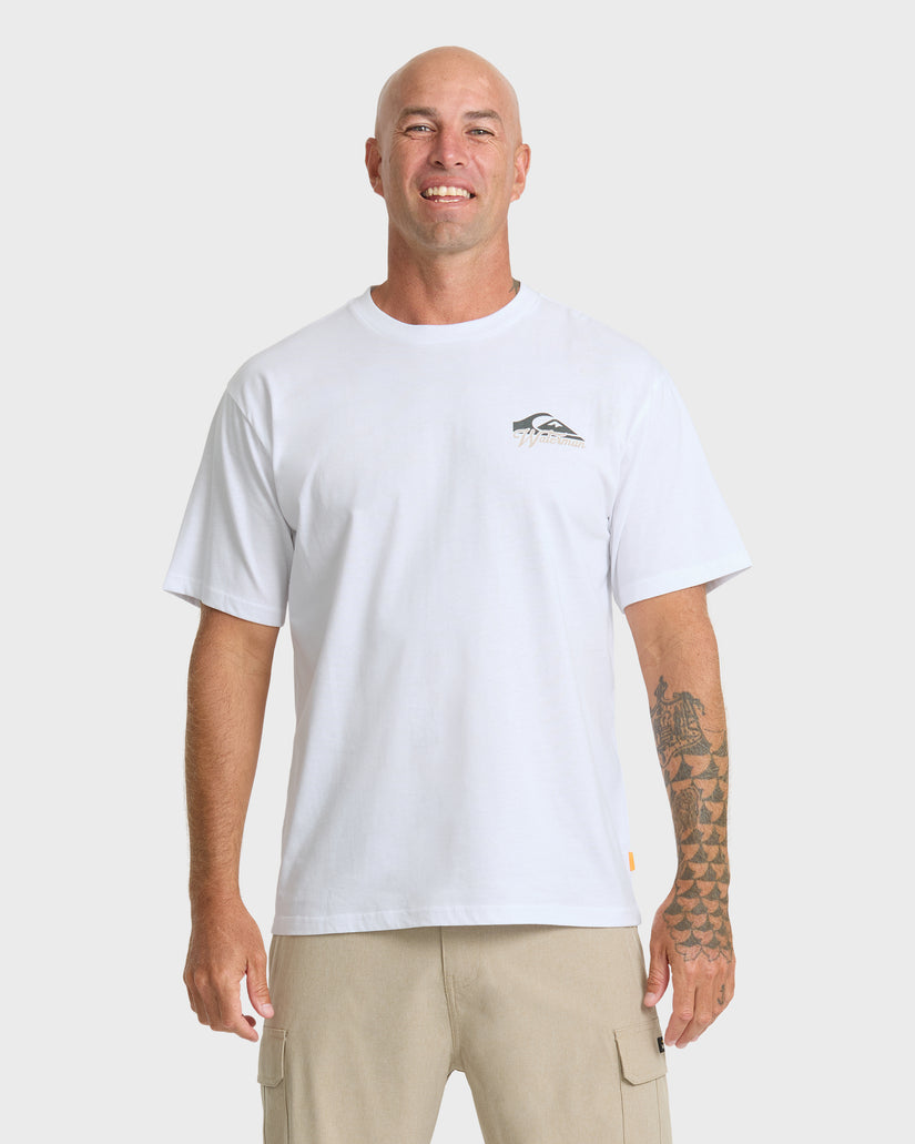 Waterman Bottle Life Classic Short Sleeve Cotton T-Shirt - White