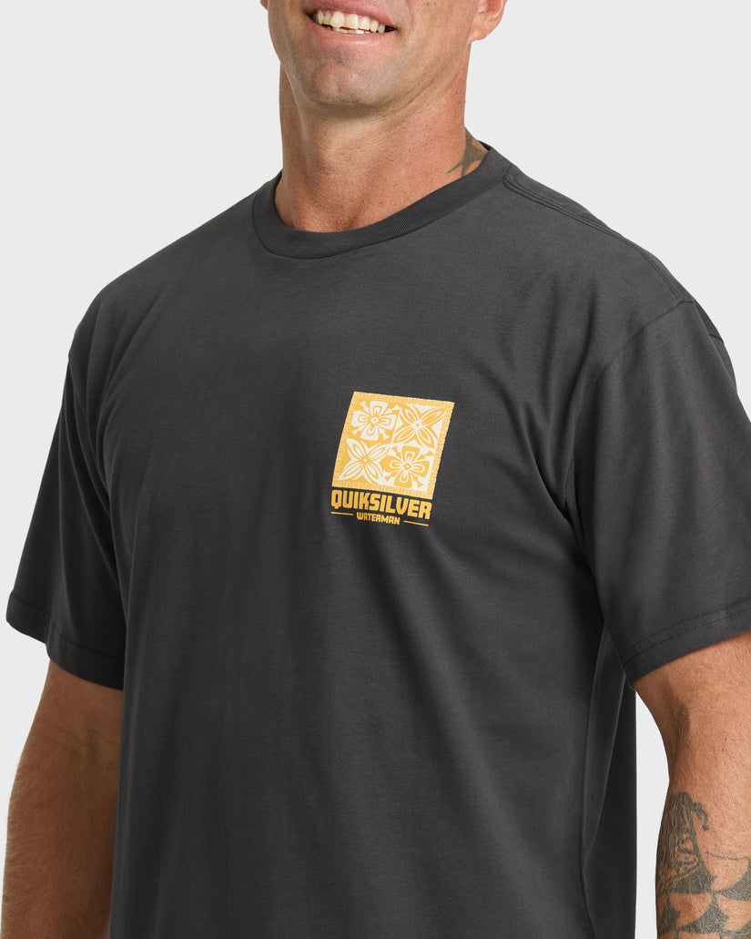 Waterman In The Elements Classic Short Sleeve Cotton T-Shirt - Phantom