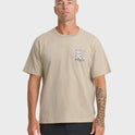 Waterman In The Elements Classic Short Sleeve Cotton T-Shirt - Plaza Taupe