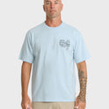 Waterman Room Classic Short Sleeve Cotton T-Shirt - Skyway