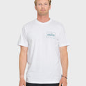 Hawaii Lock Short Sleeve Knit T-Shirt - White