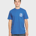 Freedom Ring Short Sleeve Cotton T-Shirt - Nebulas Blue
