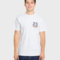 Flamazing Short Sleeve Cotton T-Shirt - White