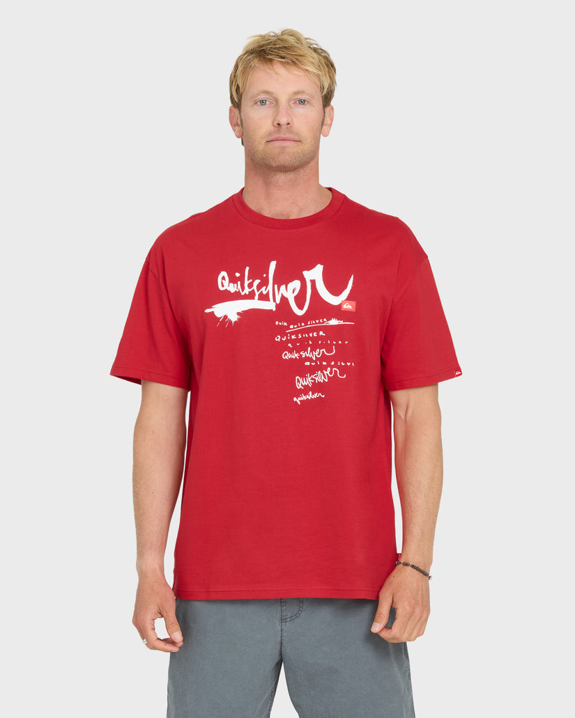 Young Guns Impaired Short Sleeve T-Shirt - Salsa