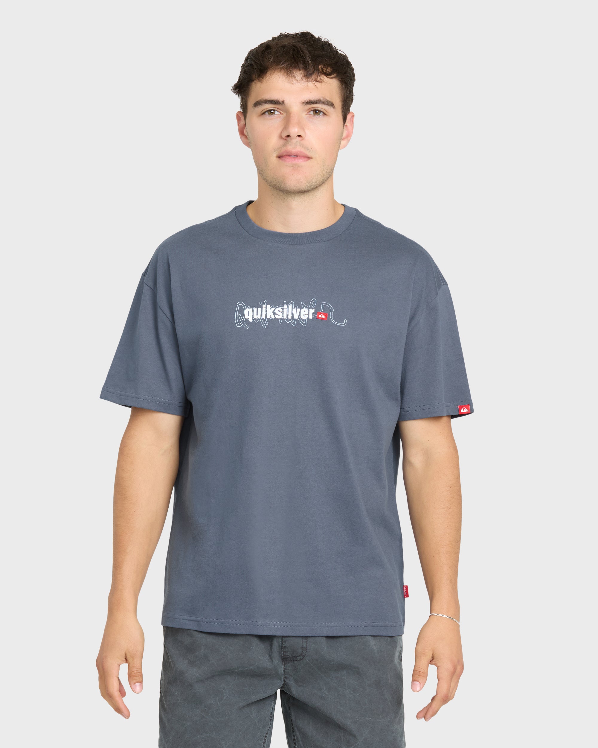 Young Guns Short Sleeve T-Shirt - Vintage Indigo | Quiksilver