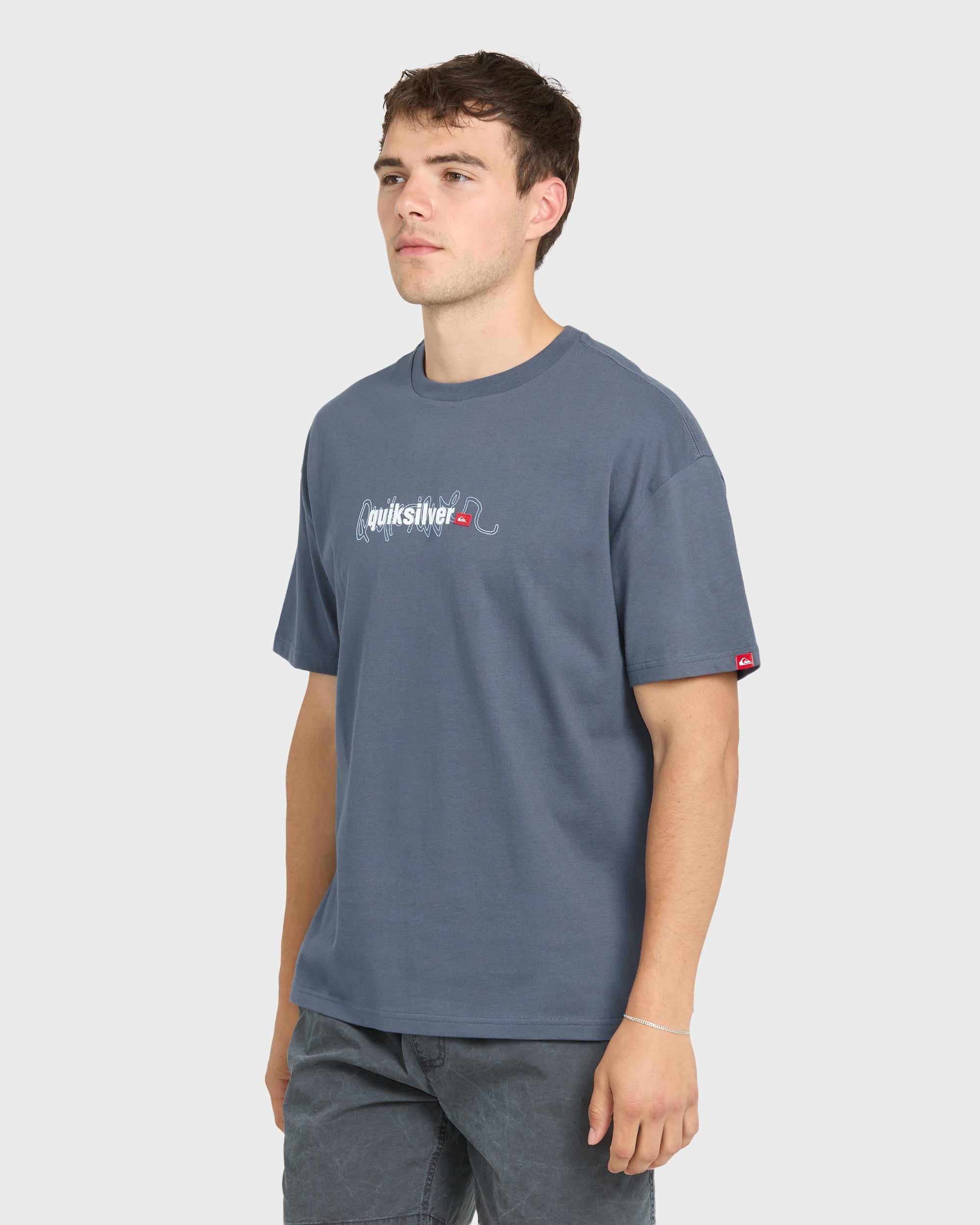 Young Guns Short Sleeve T-Shirt - Vintage Indigo – Quiksilver