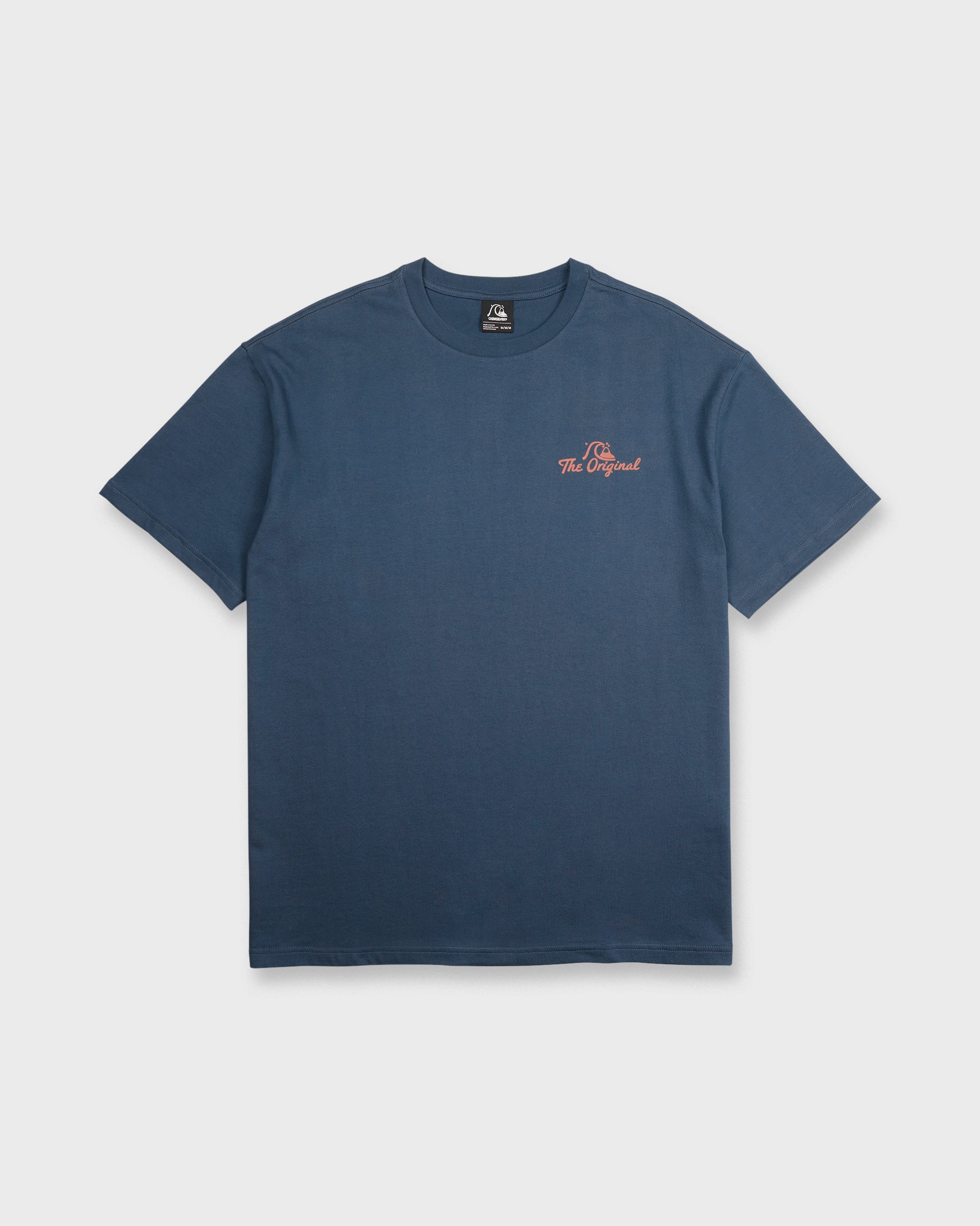 Originals Script Short Sleeve Knit T-Shirt - Dark Denim | Quiksilver